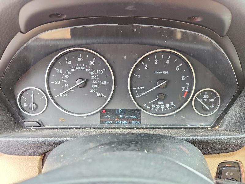 2013 BMW 3 series VIN WBA3B5G51DNS04219 COPART salvage auction — SIDE, Pa - Cert Of Title, sold $475 on 2026-08-10 (photo 9)