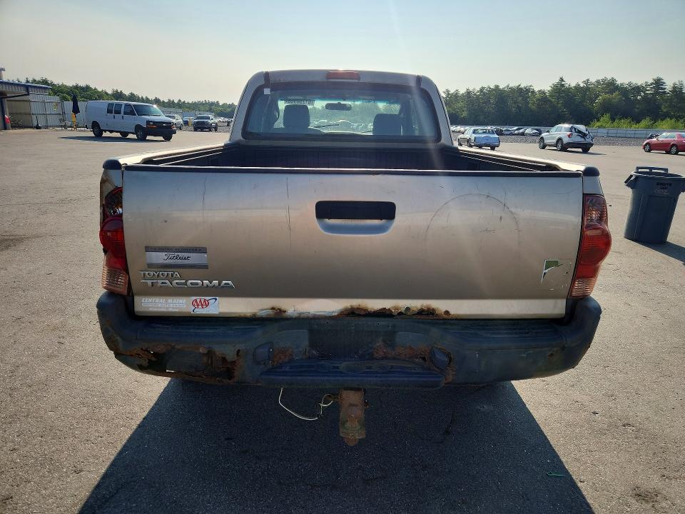 2008 Toyota Tacoma VIN 5TEUX42N98Z474747 COPART salvage auction — SIDE, ME - CERTIFICATE OF TITLE, sold $2,050 on 2026-07-31 (photo 6)