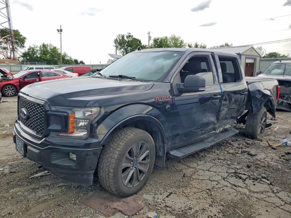 2018 Ford F-150 VIN 1FTEW1E53JFC41287 — COPART salvage auction photo