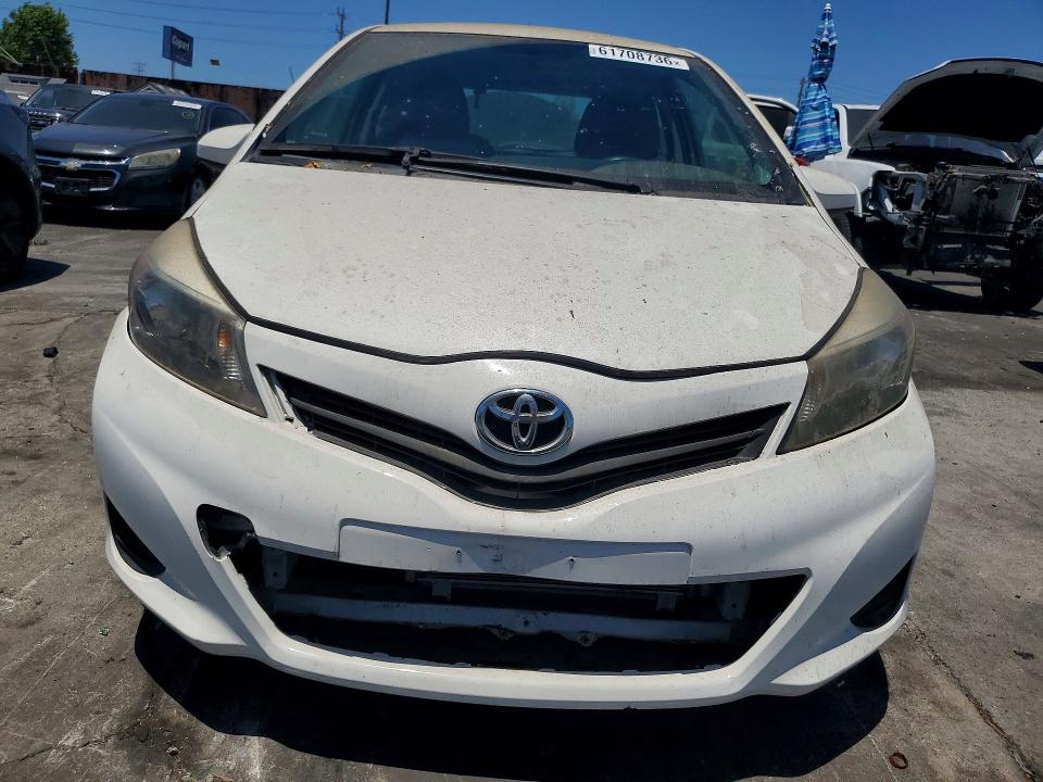 2012 Toyota Yaris VIN JTDJTUD37CD507014 COPART salvage auction — SIDE, CA - DIS/DLR/EXP LIEN PAPERS-SALV, sold $550 on 2026-07-22 (photo 5)