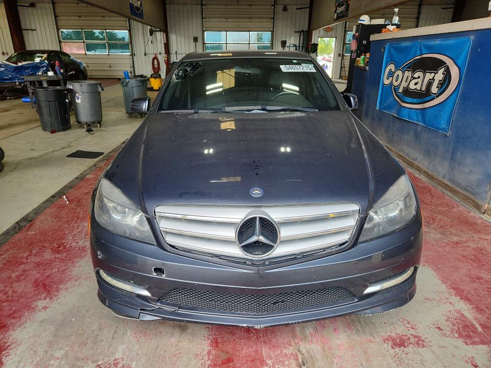 2011 Mercedes-benz C class VIN WDDGF5EB6BR181100 COPART salvage auction — SIDE, NV - SALVAGE TITLE, sold $225 on 2026-07-27 (photo 5)