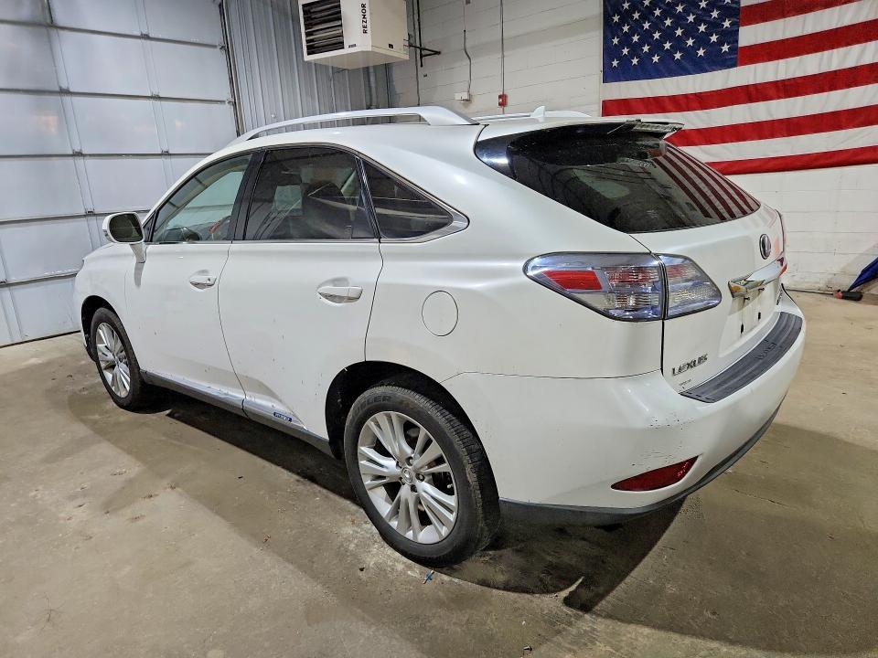 2010 Lexus Rx 450h VIN JTJBC1BAXA2029911 COPART salvage auction — FRONT END, PA - CERTIFICATE OF SALVAGE, sold $2,950 on 2026-07-21 (photo 2)