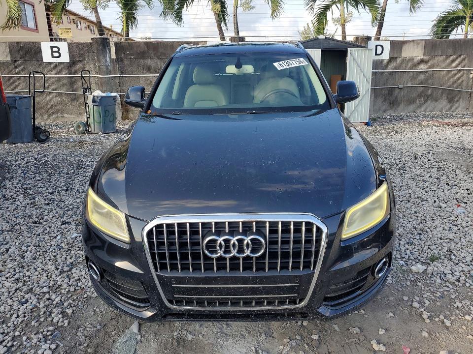 2013 Audi Q5 VIN WA1LFAFPXDA051750 COPART salvage auction — REAR END, Fl - Cert Of Title Slvg Rebuildable, sold $275 on 2026-07-28 (photo 5)