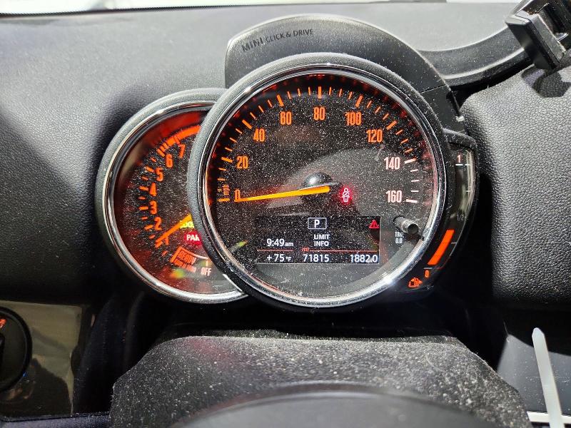 2020 Mini VIN WMZYX1C08L3L80868 COPART salvage auction — FRONT END, Nh - Cert Of Title-Salvage, sold $4,700 on 2026-08-11 (photo 9)