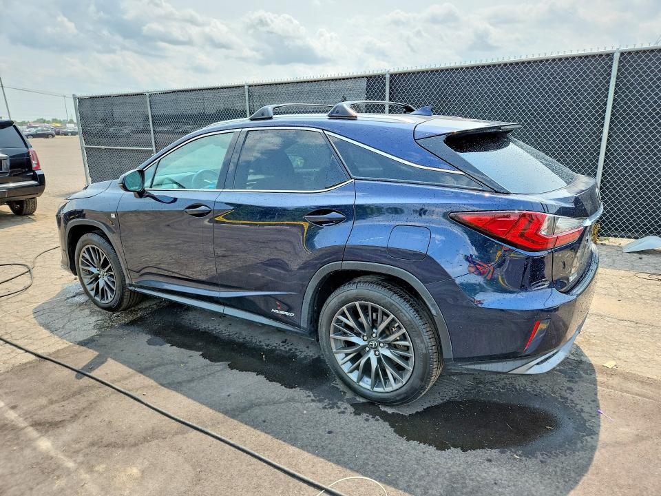 2018 Lexus Rx 450h VIN 2T2BGMCA1JC022737 COPART salvage auction — MINOR DENT/SCRATCHES, MI - CERTIFICATE OF TITLE, sold $15,200 on 2026-08-14 (photo 2)