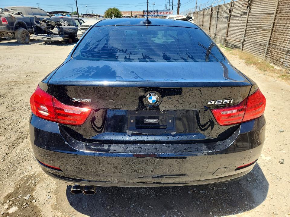 2014 BMW 4er VIN WBA3N9C56EF721337 COPART salvage auction — FRONT END, Ca - Salvage Certificate, sold $2,200 on 2026-07-16 (photo 6)