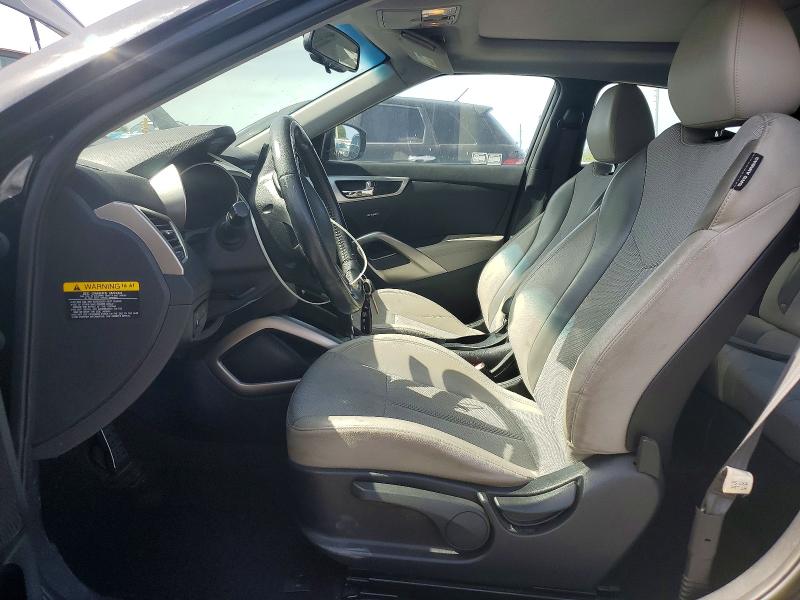 2013 Hyundai Veloster VIN KMHTC6AD1DU102930 COPART salvage auction — FRONT END, FL - CERTIFICATE OF TITLE, sold $1,000 on 2026-07-27 (photo 7)
