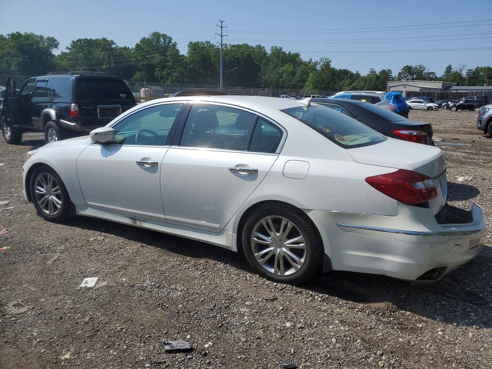 2012 Hyundai Genesis VIN KMHGC4DD1CU201067 COPART salvage auction — REAR END, Md - Cert Of Salvage > 75% Damage, sold $1,900 on 2026-07-10 (photo 2)