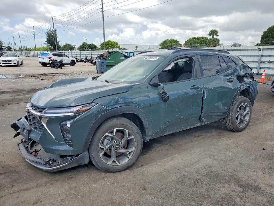 2025 Chevrolet Trax VIN KL77LHEP6SC217657 COPART salvage auction — ALL OVER, KY - CERTIFICATE OF TITLE (P), sold $2,200 on 2026-07-20 (photo 1)