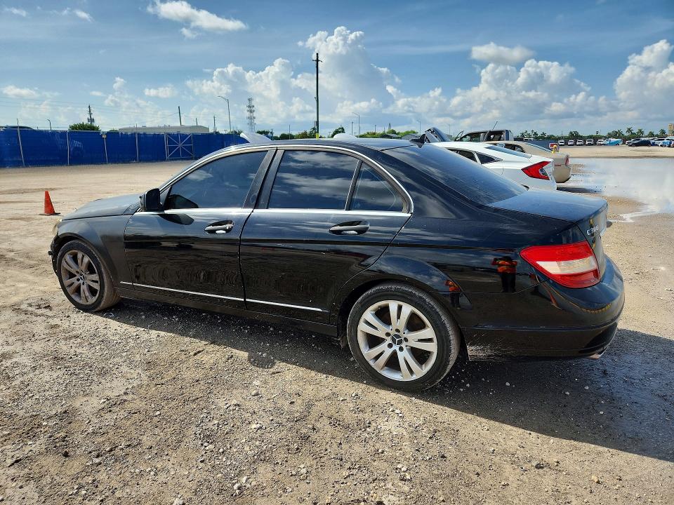 2009 Mercedes-benz C class VIN WDDGF54X29R046395 COPART salvage auction — FRONT END, Fl - Certificate Of Title, sold $325 on 2026-08-05 (photo 2)