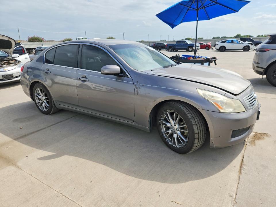 2007 Infiniti G35 VIN JNKBV61E97M717344 COPART salvage auction — MINOR DENT/SCRATCHES, TX - CERT OF TITLE-REBUILT SALVAGE, sold $500 on 2026-07-30 (photo 4)