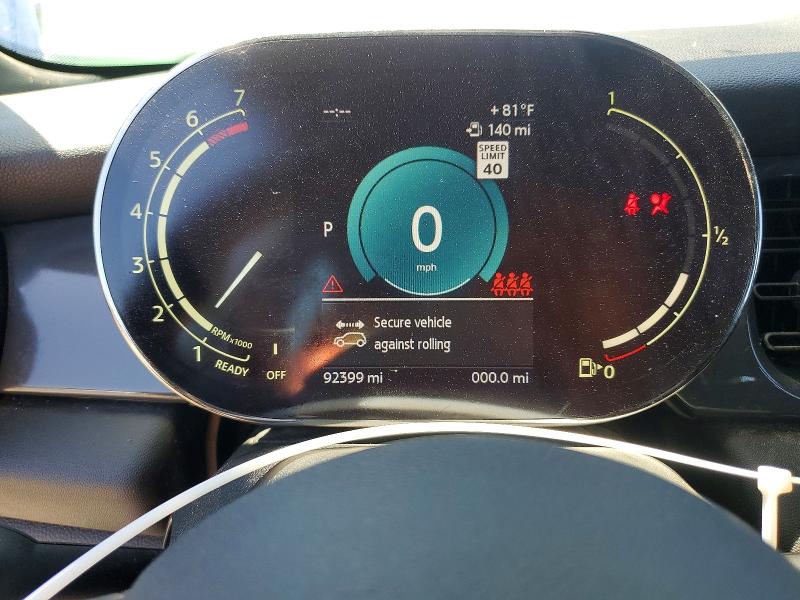 2022 Mini Cooper VIN WMW33DK08N2R94303 COPART salvage auction — SIDE, Ca - Salvage Certificate, sold $2,750 on 2026-07-17 (photo 9)