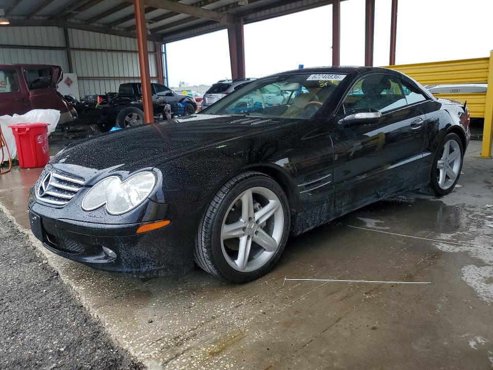 2005 Mercedes-benz Sl-klasse VIN WDBSK75F35F106325 COPART salvage auction — REAR END, Fl - Cert Of Title Slvg Rebuildable, sold $4,300 on 2026-08-07 (photo 1)