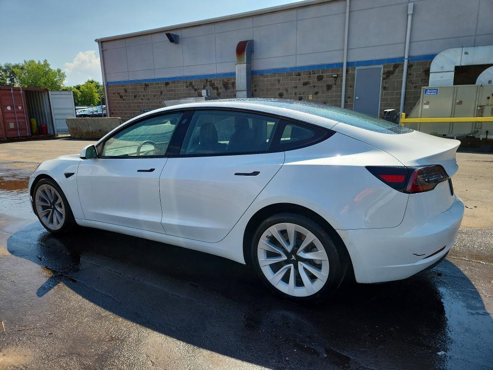 2022 Tesla Model 3 VIN 5YJ3E1EA5NF351629 COPART salvage auction — FRONT END, CT - CERT OF TITLE-SALVAGE, sold $4,600 on 2026-09-08 (photo 2)