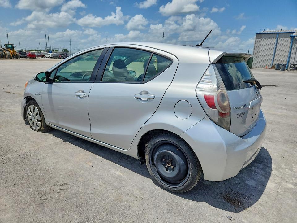 2013 Toyota Prius VIN JTDKDTB37D1052473 COPART salvage auction — HAIL, KS - CERT OF TITLE-SALVAGE, sold $2,200 on 2026-07-31 (photo 2)