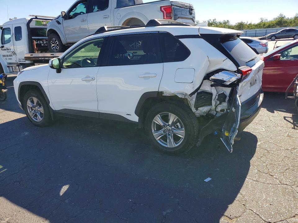 2022 Toyota VIN JTMRWRFV0ND141258 COPART salvage auction — REAR END, CA - SALVAGE CERTIFICATE, sold $3,900 on 2026-07-23 (photo 2)
