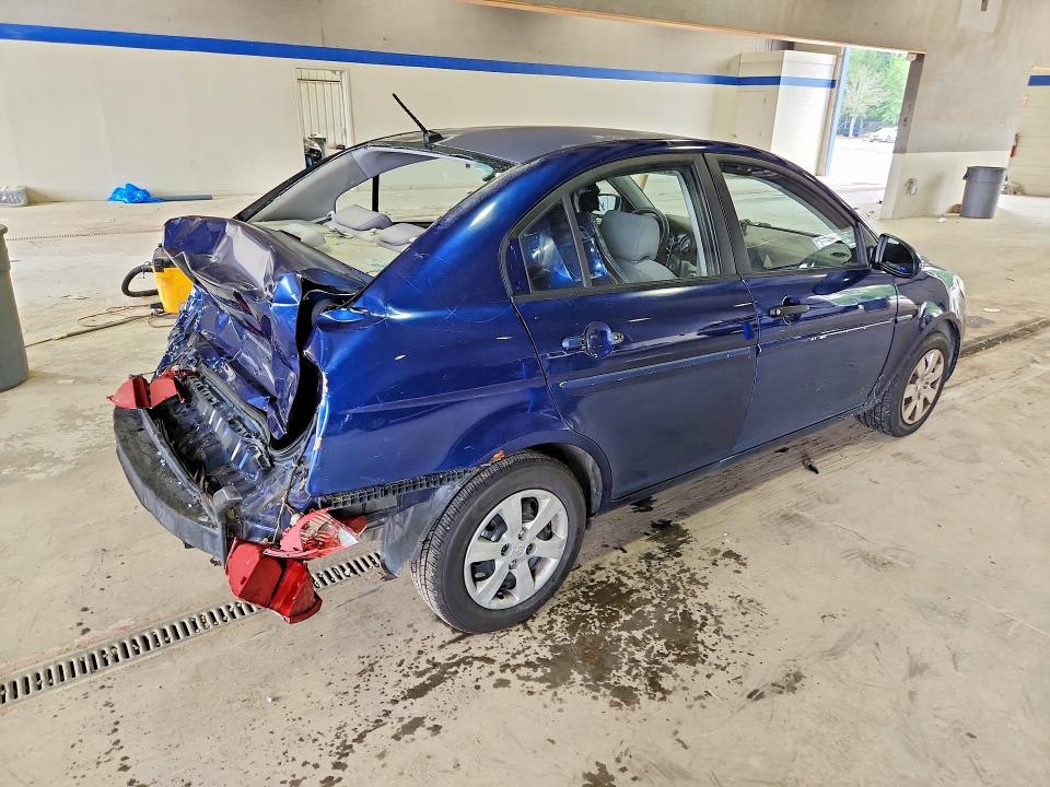 2008 Hyundai Accent VIN KMHCN46C48U201410 COPART salvage auction — REAR END, VA - CERTIFICATE OF TITLE, sold $375 on 2026-07-24 (photo 3)