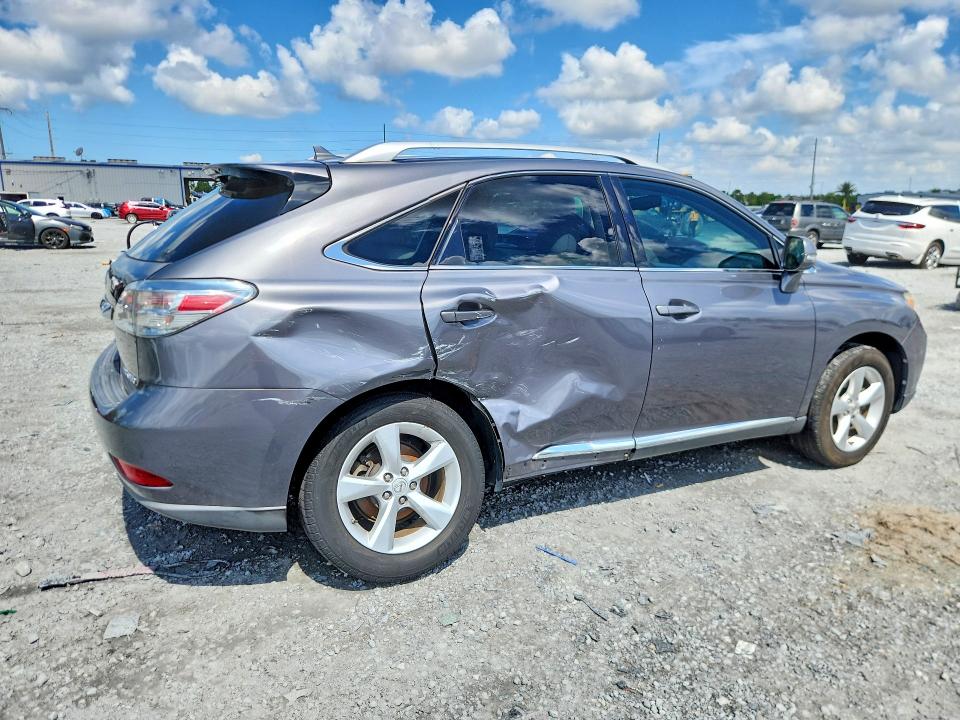 2012 Lexus Rx VIN 2T2ZK1BA5CC066109 COPART salvage auction — SIDE, Fl - Cert Of Title Slvg Rebuildable, sold $2,100 on 2026-07-28 (photo 3)