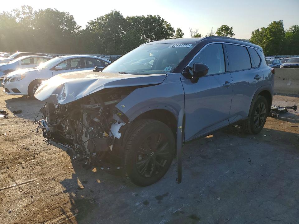 2023 Nissan Rogue VIN JN8BT3BB8PW215346 COPART salvage auction — FRONT END, Ny - Mv-907A Salvage Certificate, sold $2,000 on 2026-07-28 (photo 1)