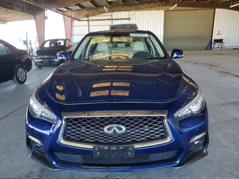 2019 Infiniti Q50 VIN JN1EV7AP9KM515430 COPART salvage auction — SIDE, CA - SALVAGE CERTIFICATE, sold $6,000 on 2026-07-27 (photo 5)
