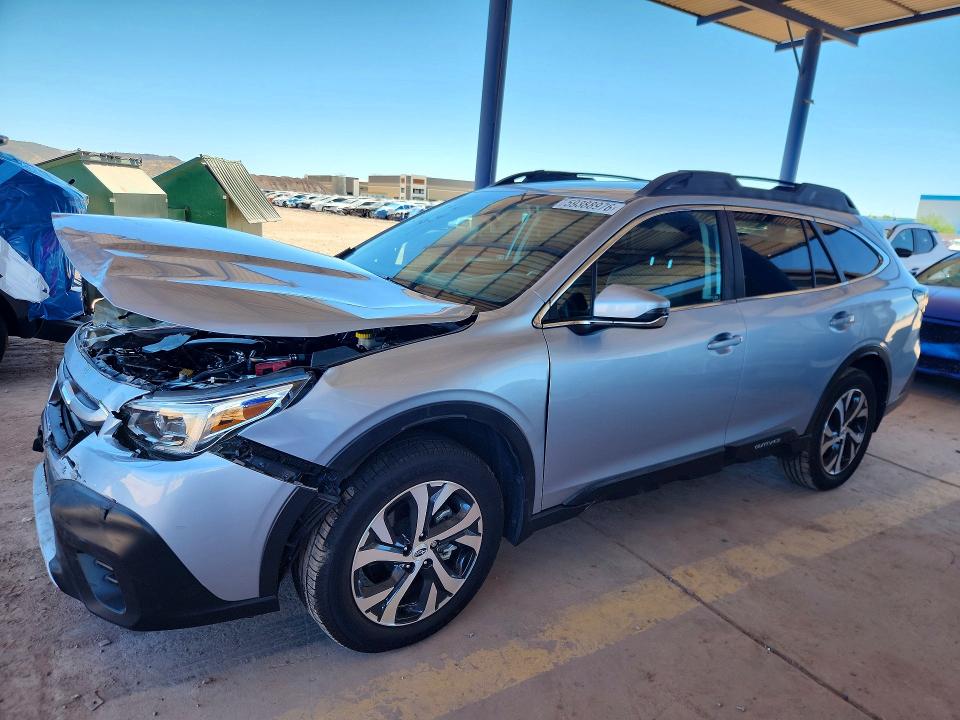 2020 Subaru Outback VIN 4S4BTANC3L3216528 COPART salvage auction — FRONT END, Az - Cert Of Title - Salvage, sold $7,000 on 2026-07-30 (photo 1)