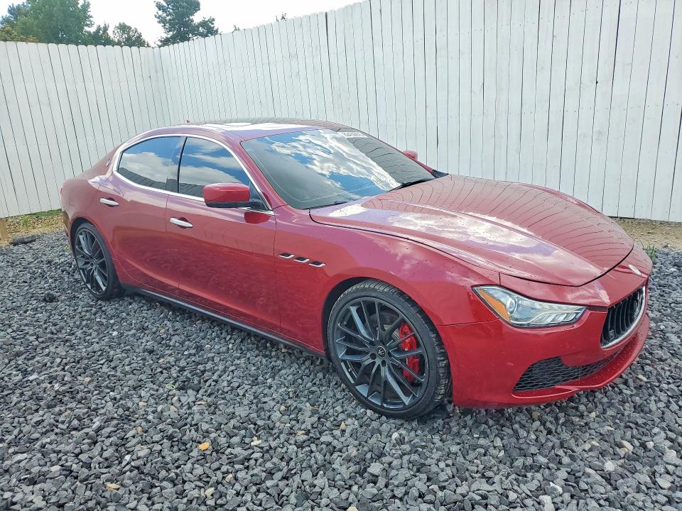 2015 Maserati Ghibli VIN ZAM57RTA0F1143362 COPART salvage auction — NORMAL WEAR, Ar - Cert Of Title-Rebuilt, sold $1,050 on 2026-07-14 (photo 4)