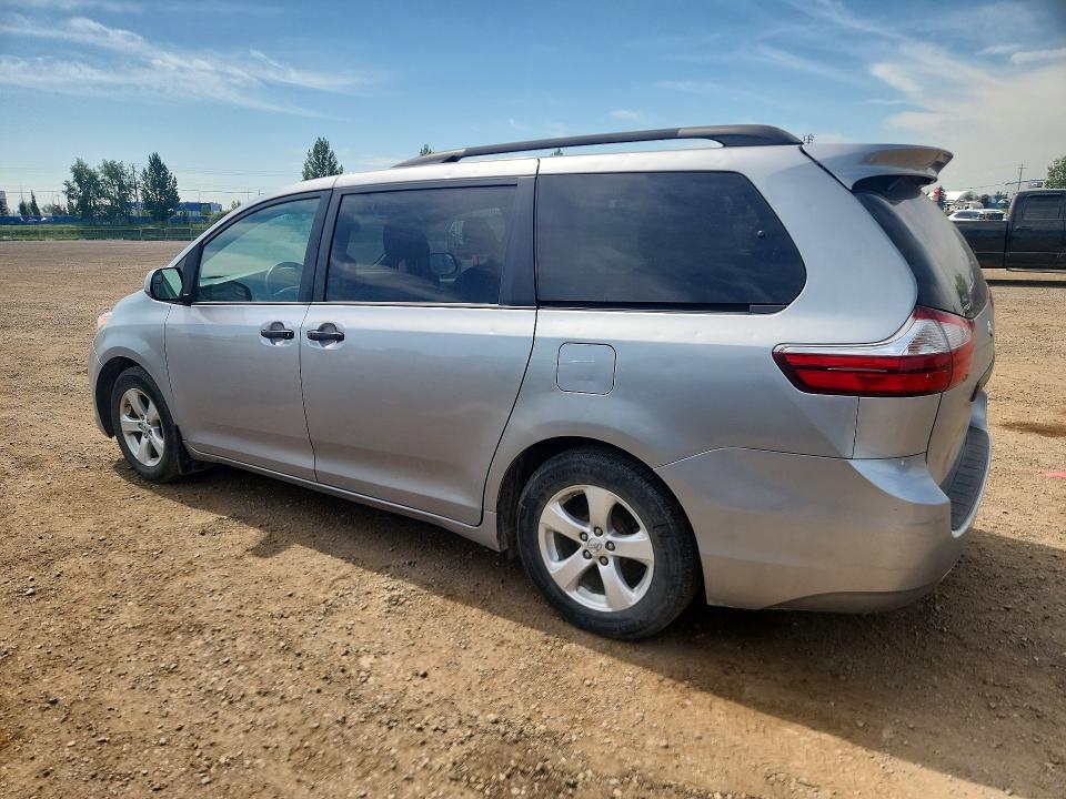 2015 Toyota Sienna VIN 5TDZK3DC5FS574543 COPART salvage auction — HAIL, Ab - Bos - Nonrepairable, sold $2,750 on 2026-07-28 (photo 2)