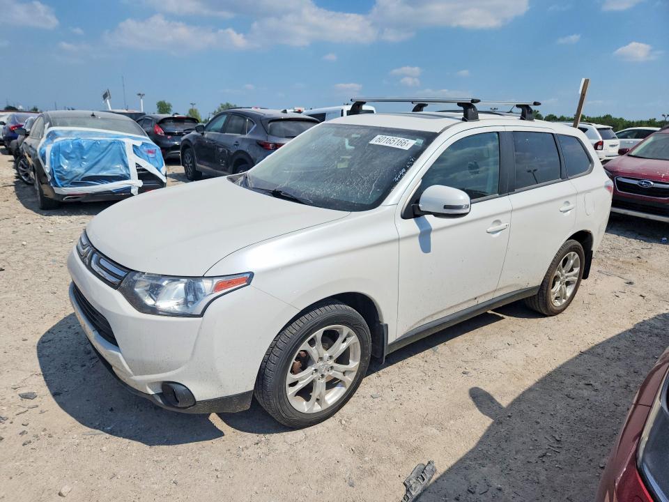 2014 Mitsubishi Outlander VIN JA4AZ3A33EZ002102 COPART salvage auction — MECHANICAL, IL - CERTIFICATE OF TITLE (P), sold $225 on 2026-07-21 (photo 1)