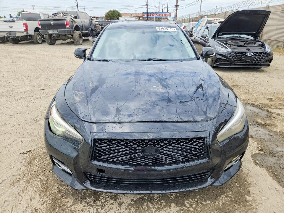 2015 Infiniti Q50 VIN JN1BV7AP4FM355210 COPART salvage auction — FRONT END, CA - SALVAGE CERTIFICATE, sold $900 on 2026-07-23 (photo 5)