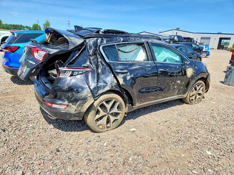 2018 Kia Sportage VIN KNDPRCA65J7370961 COPART salvage auction — ROLLOVER, Ny - Mv-907A Salvage Certificate, sold $1,100 on 2026-07-27 (photo 3)