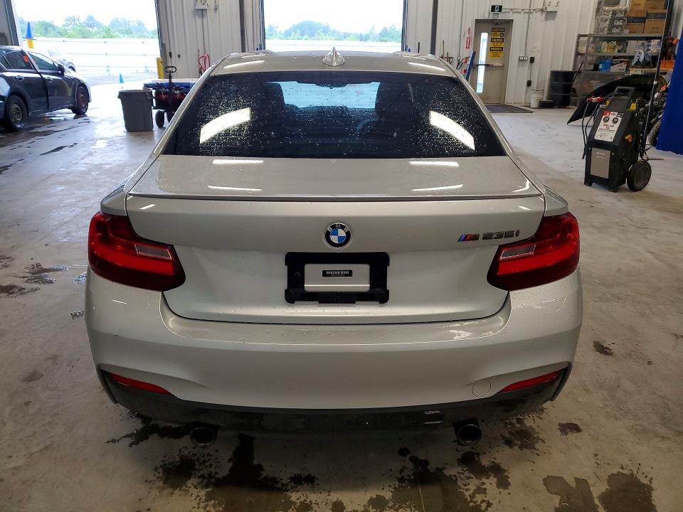 2016 BMW M235i VIN WBA1J7C50GV359070 COPART salvage auction — WATER/FLOOD, ON - PERMIT IRREPAIRABLE, sold $4,000 on 2026-08-18 (photo 6)