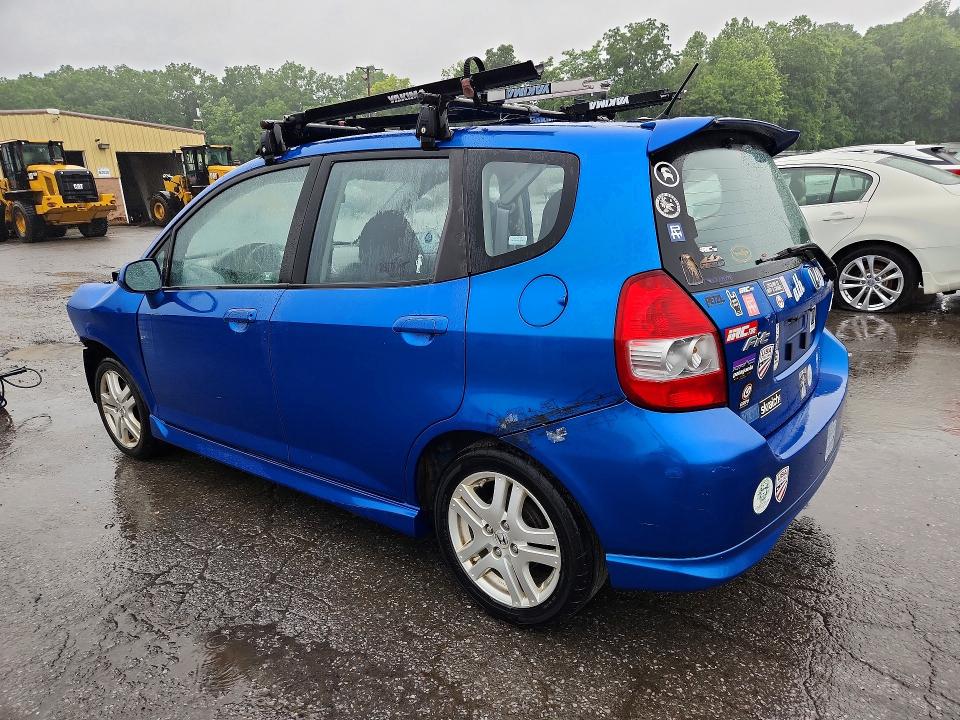 2008 Honda Fit VIN JHMGD37678S004799 COPART salvage auction — FRONT END, Ny - Mv-907A Salvage Certificate, sold $450 on 2026-07-09 (photo 2)