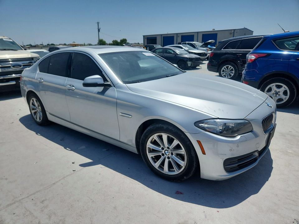 2014 BMW 5er VIN WBA5A7C55ED619645 COPART salvage auction — FRONT END, Tx - Salvage Vehicle Title, sold $2,600 on 2026-08-21 (photo 4)