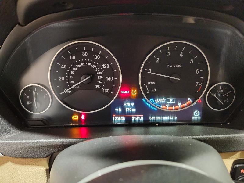 2015 BMW 3er VIN WBA3C3C50FK203073 COPART salvage auction — FRONT END, Pa - Certificate Of Salvage, sold $1,200 on 2026-07-31 (photo 9)