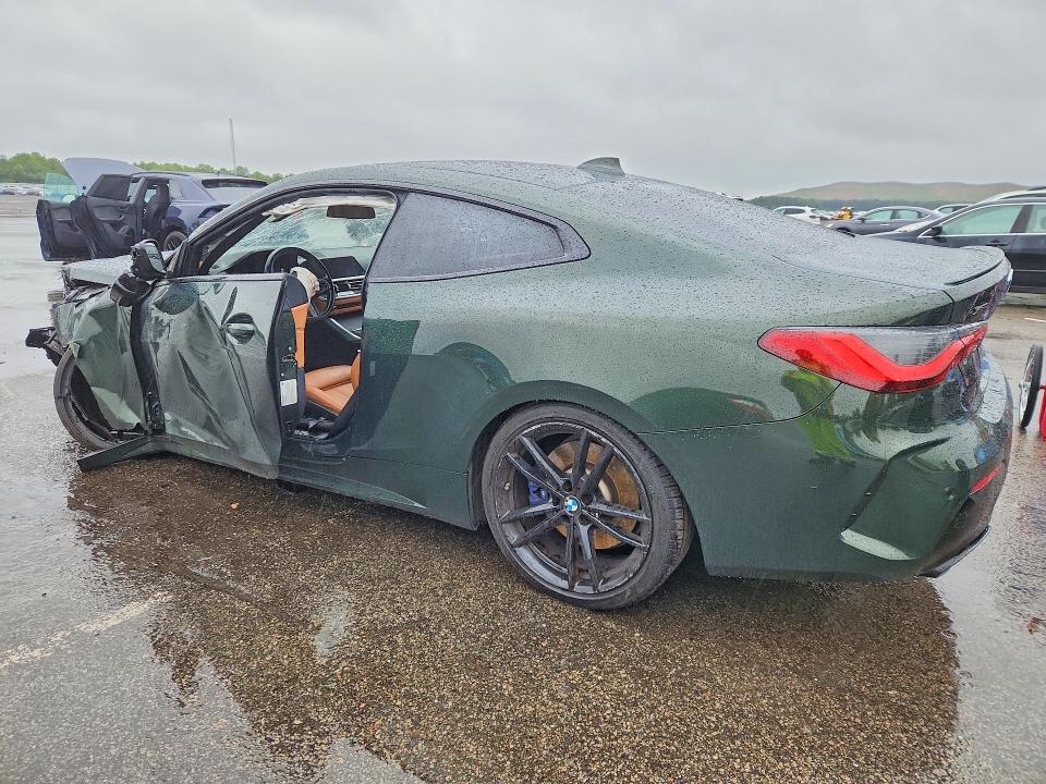 2022 BMW M4 VIN WBA13AR00NCH97814 COPART salvage auction — SIDE, Ny - Mv-907A Salvage Certificate, sold $7,000 on 2026-07-27 (photo 2)