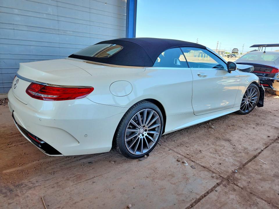2017 Mercedes-benz VIN WDDXK8CB1HA020841 COPART salvage auction — FRONT END, Az - Certificate Of Title, sold $27,264 on 2026-08-10 (photo 3)
