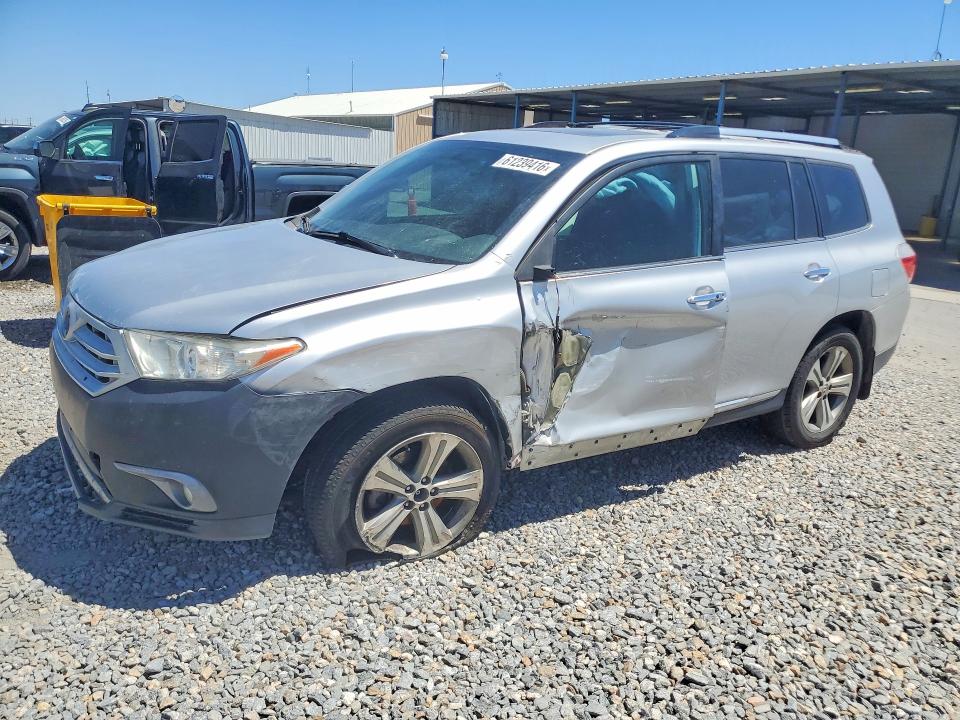 2012 Toyota Highlander VIN 5TDDK3EH4CS157480 COPART salvage auction — SIDE, Co - Dis/Dlr/Exp Only Clean Title, sold $2,850 on 2026-07-16 (photo 1)