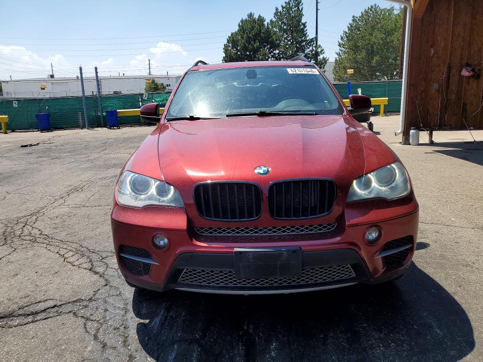 2013 BMW X5 VIN 5UXZW0C52D0B95569 COPART salvage auction — HAIL, Salvage Title, sold $3,771 on 2026-07-28 (photo 5)