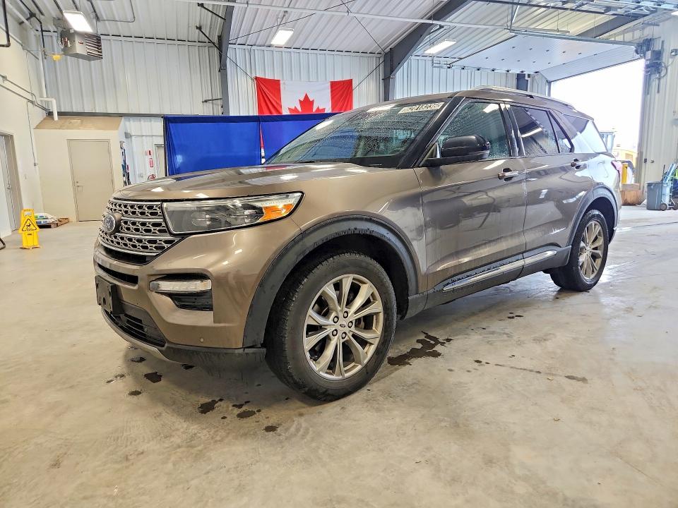 2021 Ford Explorer VIN 1FMSK8FH3MGA73192 — COPART salvage auction photo
