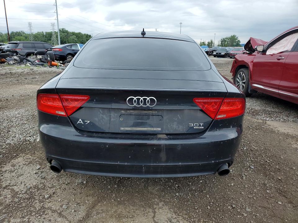 2013 Audi A7 VIN WAUYGAFC7DN083051 COPART salvage auction — FRONT END, Mi - Certificate Of Title, sold $2,000 on 2026-07-10 (photo 6)