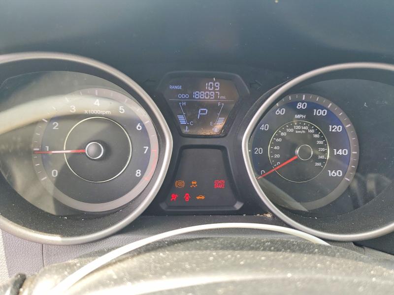 2011 Hyundai Elantra VIN KMHDH4AEXBU080426 COPART salvage auction — REAR END, PA - CERT OF SALV-R=RECONSTRUCTED, sold $250 on 2026-07-21 (photo 9)