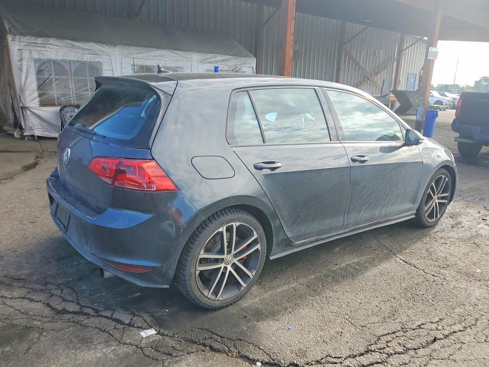 2017 Volkswagen Gti VIN 3VW547AU9HM002212 COPART salvage auction — HAIL, Salvage Title, sold $1,250 on 2026-07-28 (photo 3)