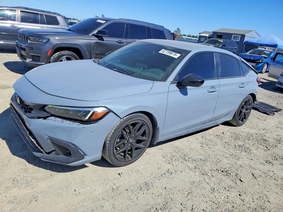 2022 Honda Civic VIN 19XFL2H85NE010772 COPART salvage auction — REAR END, CA - SALVAGE CERTIFICATE, sold $7,000 on 2026-08-25 (photo 1)