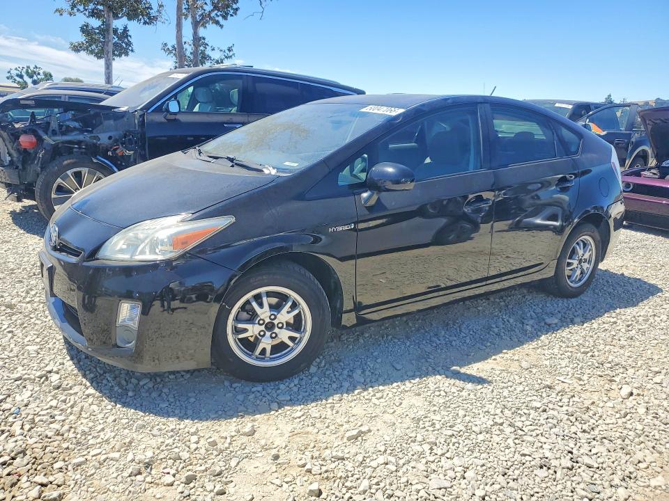 2011 Toyota Prius VIN JTDKN3DU6B0257174 COPART salvage auction — VANDALISM, Ca - Salvage Certificate, sold $625 on 2026-07-14 (photo 1)