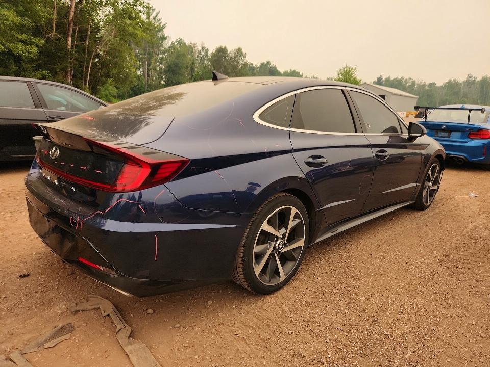 2021 Hyundai Sonata VIN 5NPEJ4J20MH072934 COPART salvage auction — FRONT END, ON - PERMIT NO BRAND - UNFIT, sold $8,100 on 2026-07-28 (photo 3)