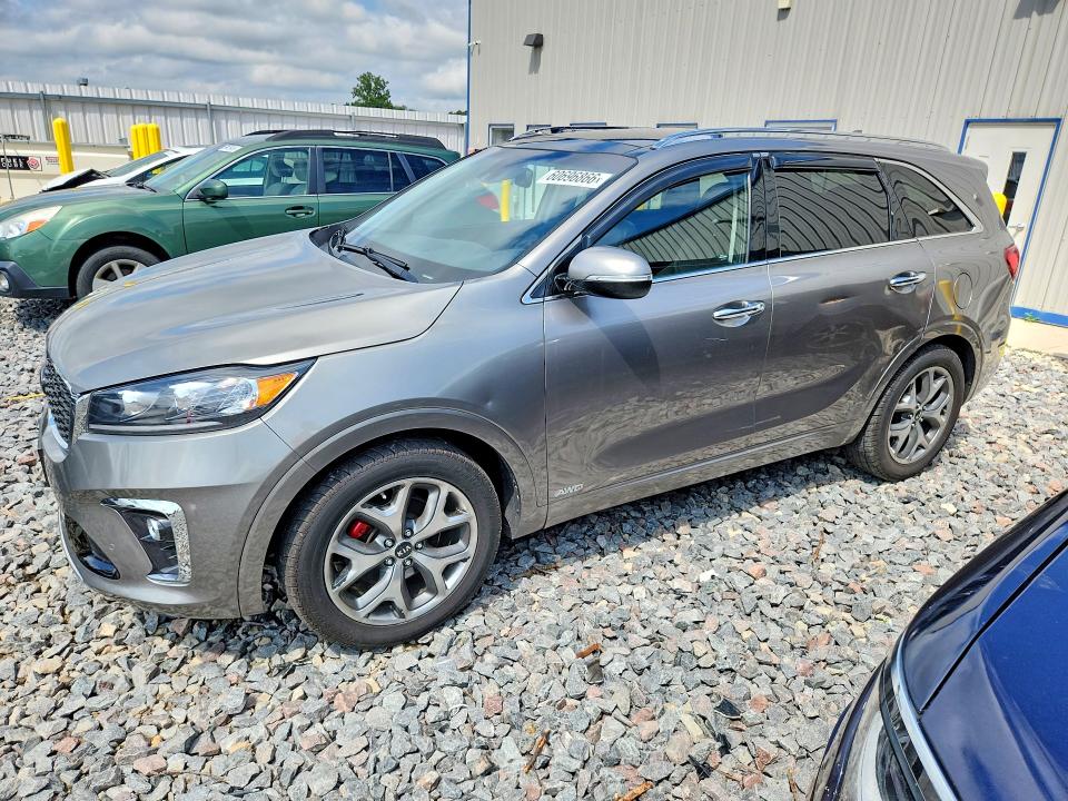 2019 Kia Sorento VIN 5XYPKDA59KG451242 COPART salvage auction — SIDE, IN - CERTIFICATE OF TITLE, sold $3,200 on 2026-07-27 (photo 1)