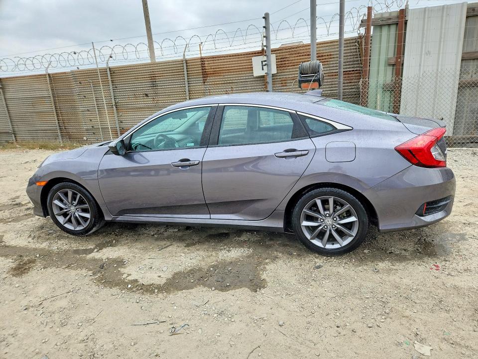 2019 Honda Civic VIN 19XFC1F36KE216762 COPART salvage auction — REAR END, Ca - Salvage Certificate, sold $5,900 on 2026-07-30 (photo 2)