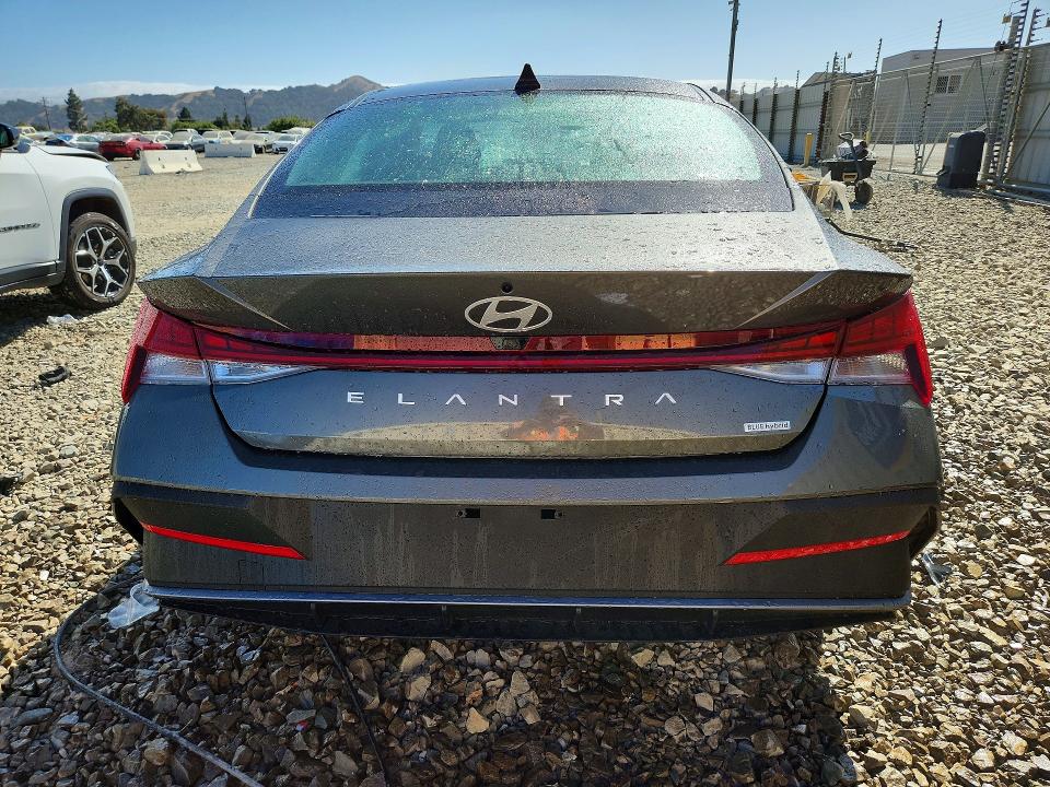 2026 Hyundai Elantra VIN KMHLM4DJ3TU205302 COPART salvage auction — FRONT END, CA - SALVAGE CERTIFICATE, sold $4,100 on 2026-07-23 (photo 6)