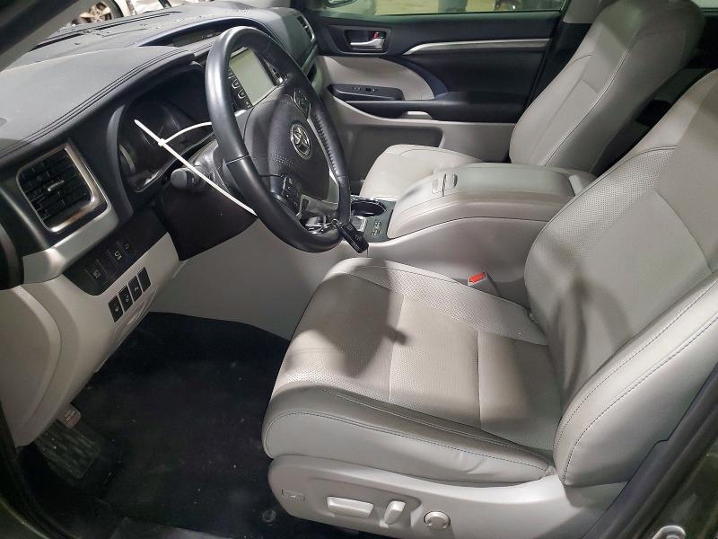 2019 Toyota Highlander VIN 5TDDGRFH3KS066816 COPART salvage auction — ROOF, Ak - Certificate Of Vehicle Title, sold $10,700 on 2026-07-28 (photo 7)