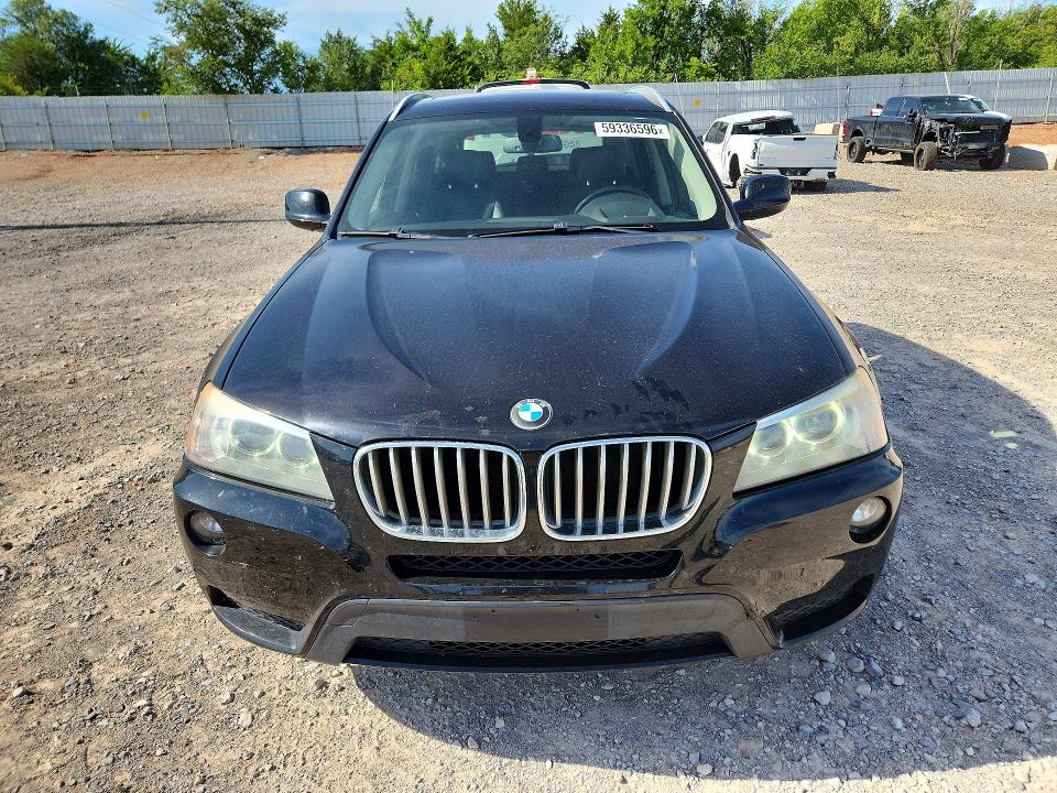2014 BMW X3 VIN 5UXWX9C56E0D18456 COPART salvage auction — FRONT END, Ok - Certificate Of Title (P), sold $125 on 2026-07-09 (photo 5)